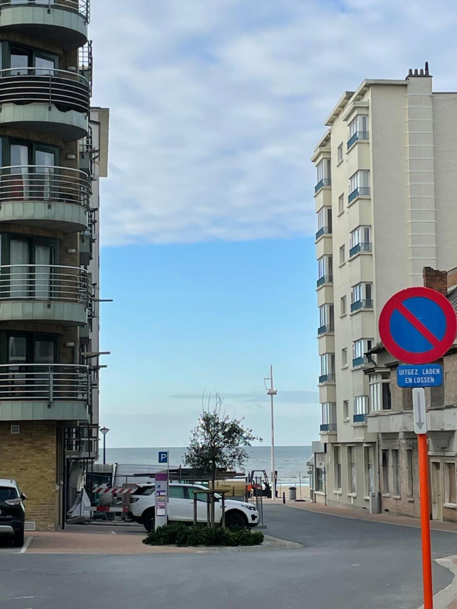 Appartement Pablo met garagebox 50m van zee Koksijde Buitenkant foto
